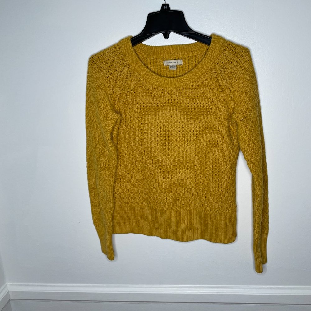 Yellow Knit sweater
